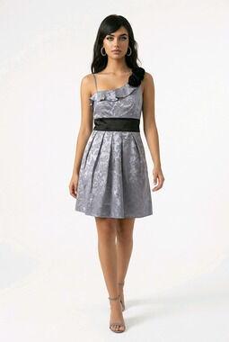 Speechless Floral Party Dress 9 Grey